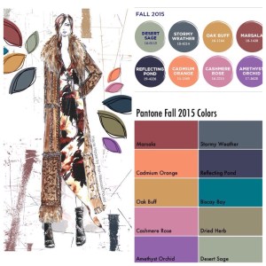 Pantone 2015 Fall Colors